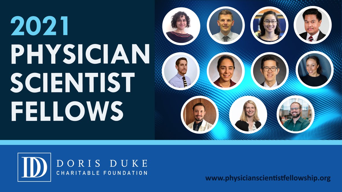 Congratulations to the 2021 #PhysicianScientistFellows! We are pleased to support this exceptional cohort of subspecialty fellows and look forward to following their important #clinicalresearch to improve the lives of those with debilitating diseases: bit.ly/3j3ZeSW
