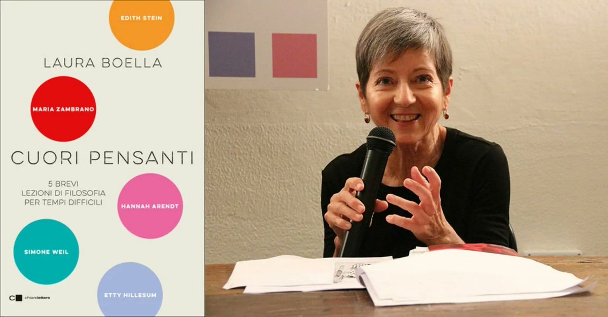 📚 Il pensiero di Etty Hillesum, Hannah Arendt, Simone Weil, Edith Stein e Maria Zambrano in "Cuori pensanti - cinque brevi lezioni di #Filosofia per tempi difficili" di Laura Boella 👉 wp.me/p8fdUv-9Nr.

#CasaLettori <a href="/CasaLettori/">Casa Lettori</a> @LibriAmati <a href="/Popsophia/">Popsophia</a>