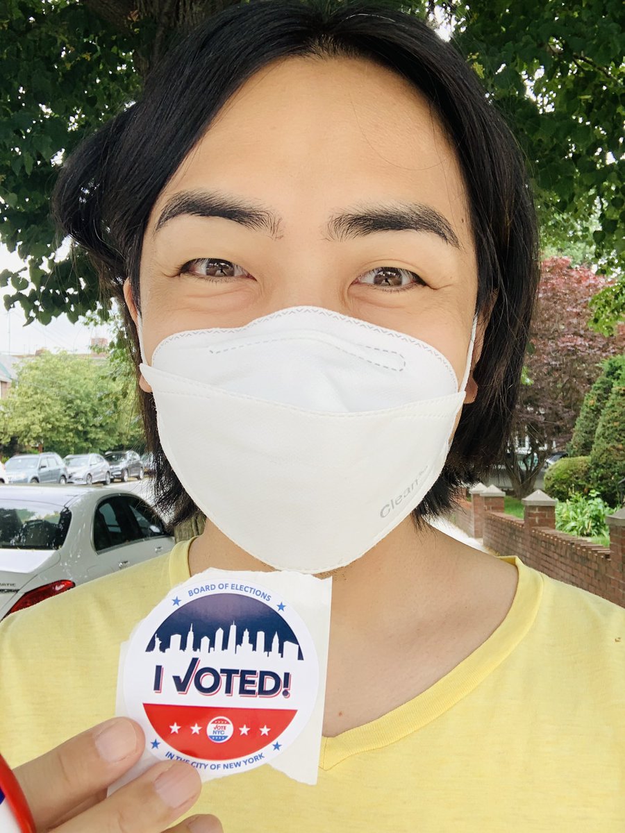 Zen_Zinger's tweet photo. I voted. 

#Vote #VoteYang #RankYang #RankYangBlockAdams #RankedChoiceVoting #AAPI https://t.co/4IoUi6bRup