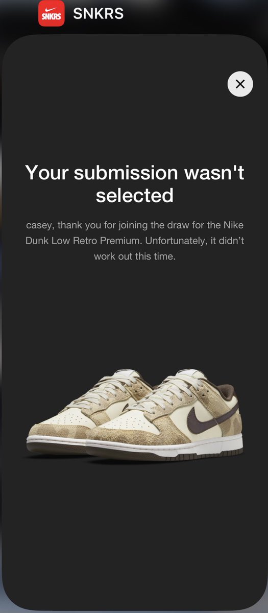 miramonte's tweet photo. @SOLELINKS Denied! https://t.co/9OWOwCQ7h9