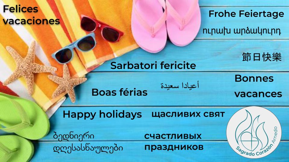 Desde el Sagrado Corazón queremos dar las GRACIAS a nuestras familias por su compromiso con el colegio y desearles unas felices vacaciones de verano. #colegiosHHCC