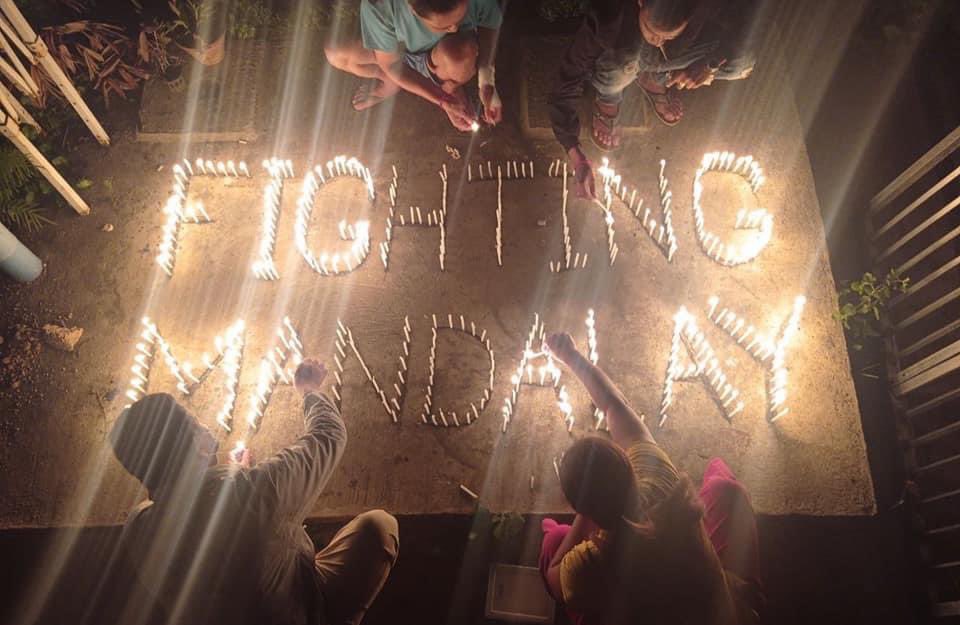 Shan State,Taunggyi residents prayed for Mandalay by lighting candles tonight on Tuesday.

#June22Coup #WhatsHappeningInMyanmar