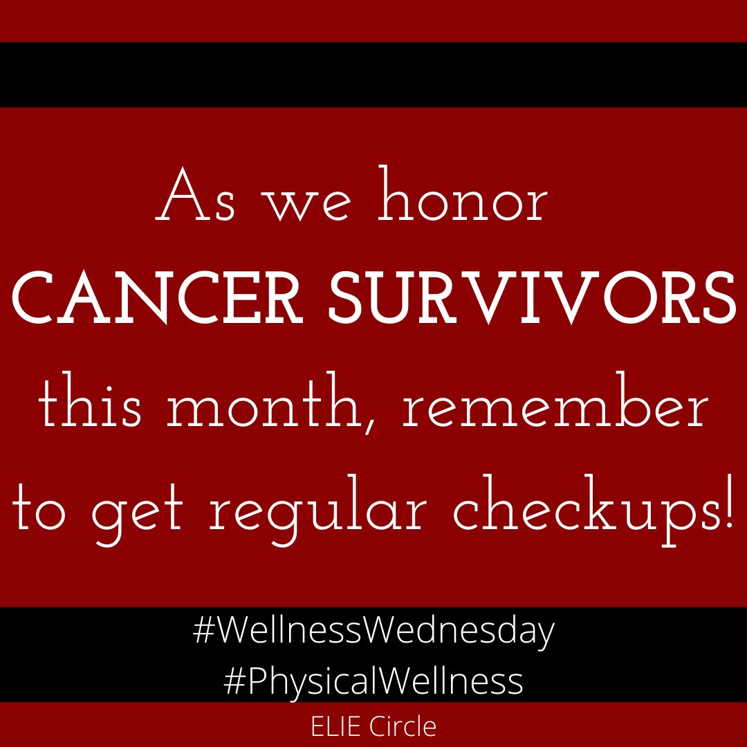 ELIECircle's tweet photo. #NationalCancerSurvivorsMonth #MensHealthMonth #WellnessWednesday https://t.co/a1zThvnw5O
