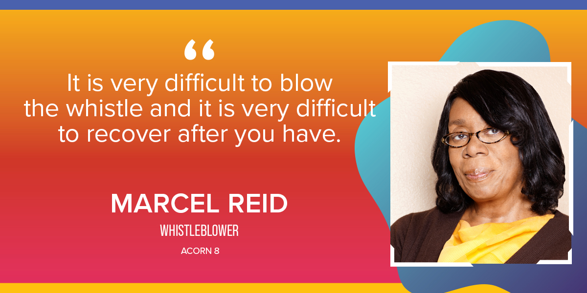 Thank you so much to Marcel Reid and Michael McCray for sharing their experiences being part of the ACORN 8 whistleblower group. Their courage and bravery reminds us why whistleblowers are so vital to this profession. #FraudConf