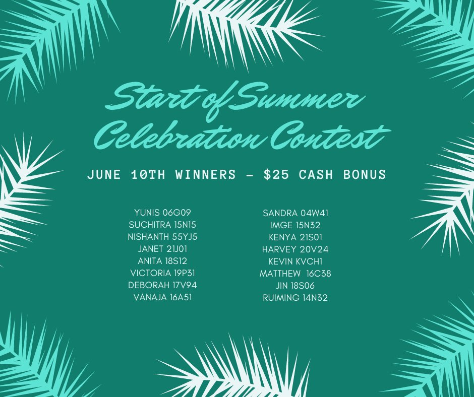 Congrats to the June 10th winners! 
#TDOTCarriers #CarrierConnection #MetrolandMedia #StartOfSummerContest #ContestWinners