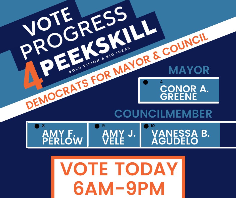 Progress4Pkskll's tweet photo. Don't forget to vote today! If you don't know where, you can find your polling location here: https://t.co/w3HPpRhLaS https://t.co/vpbZqA19Cc