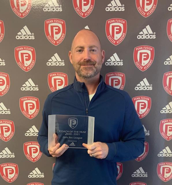 PennFusion_SA's tweet photo. Congratulations to #GeneWeber on being selected as our Recreation League 'Girls Coach of the Year'. Also special mention to #MattMorettini & #RichBoyd for being top 3 nominations. Don't miss out on our Girls FALL Rec Soccer League EARLY BIRD RATE https://t.co/7725ebNSvu https://t.co/GjdIoOmHe2