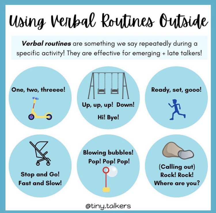 PreschoolConnex's tweet photo. Verbal Routines Outside https://t.co/XVTwScMKH9