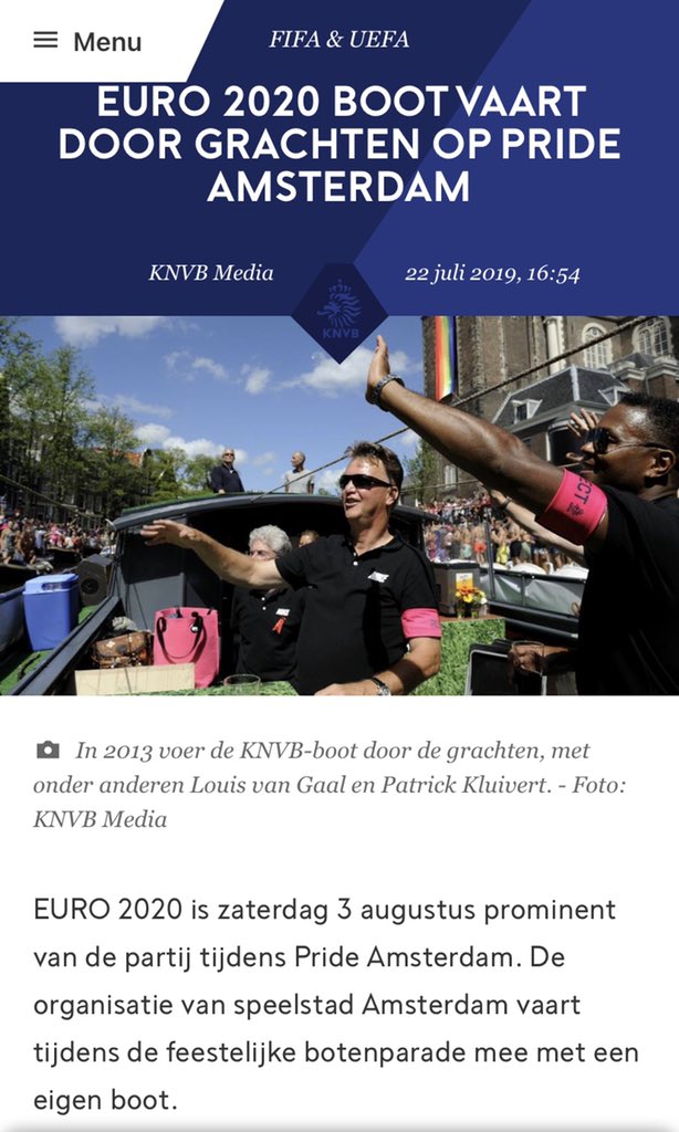 howishattu's tweet photo. Leuk zo’n eigen boot van de @knvb tijdens de #pride  #OnsOranje is ook prominent aanwezig in Hongarije. Als er een boot geregeld kan worden, dan moet een kleine statement toch ook lukken! 🌈⚽️🧡 https://t.co/PxKJ5OPttr