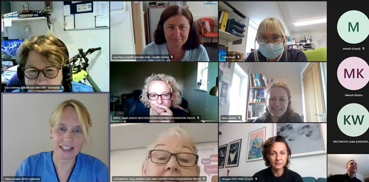 A productive session today for the maternal breast milk working group. Thanks team!