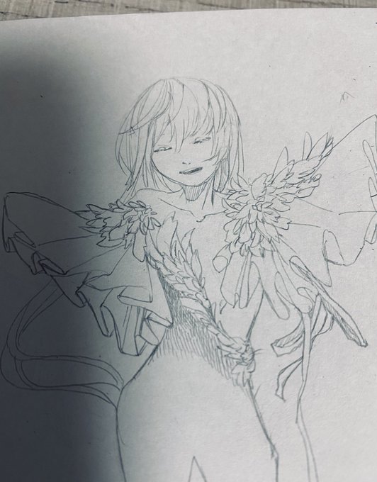 息抜きの息抜きに描くようなラクガキがたまに良い顔するんだよな。コンセプト謎だけど。 