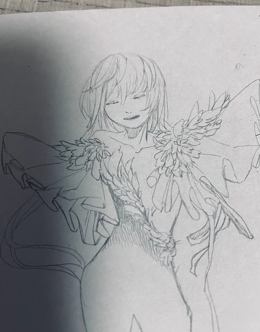 息抜きの息抜きに描くようなラクガキがたまに良い顔するんだよな。コンセプト謎だけど。 