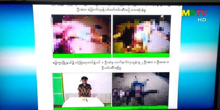 WinSandiTun5's tweet photo. tw // death SAC brutally killed 2 youths in Mawlamyine and broadcasted them as criminals on military owned channel, accusing them with allegations such as looting guns &amp; randomshootings. #UnfetteredAccessForAids #June22Coup  #WhatsHappeningInMyanmar https://t.co/CD8UTEew0d