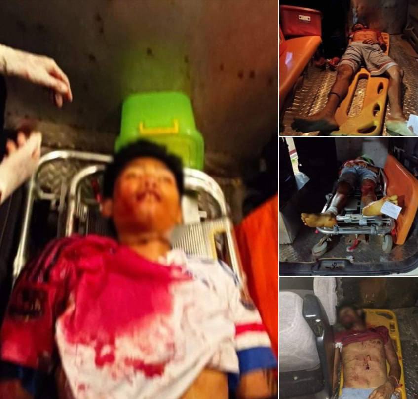 WinSandiTun5's tweet photo. tw // death SAC brutally killed 2 youths in Mawlamyine and broadcasted them as criminals on military owned channel, accusing them with allegations such as looting guns &amp; randomshootings. #UnfetteredAccessForAids #June22Coup  #WhatsHappeningInMyanmar https://t.co/CD8UTEew0d