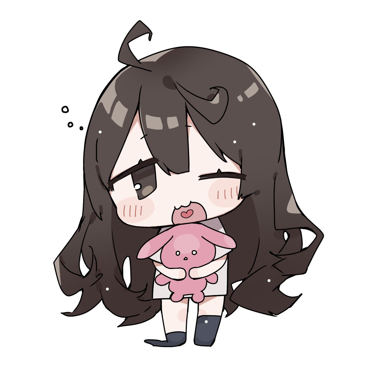 「手乗りねむねむ妹 」|真の点P🐼のイラスト
