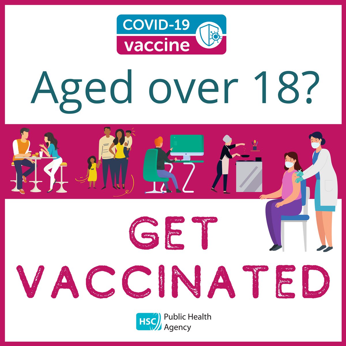 If you haven't got your vaccine yet, there are slots available the Western Trust vaccination centres 💉📅

Getting the vaccine helps bring us closer to enjoying concerts &amp; holidays again 🥳☀️ &amp; protects our friends &amp; family ♥️

Click the link to book now👉
covid-19.hscni.net/get-vaccinated/