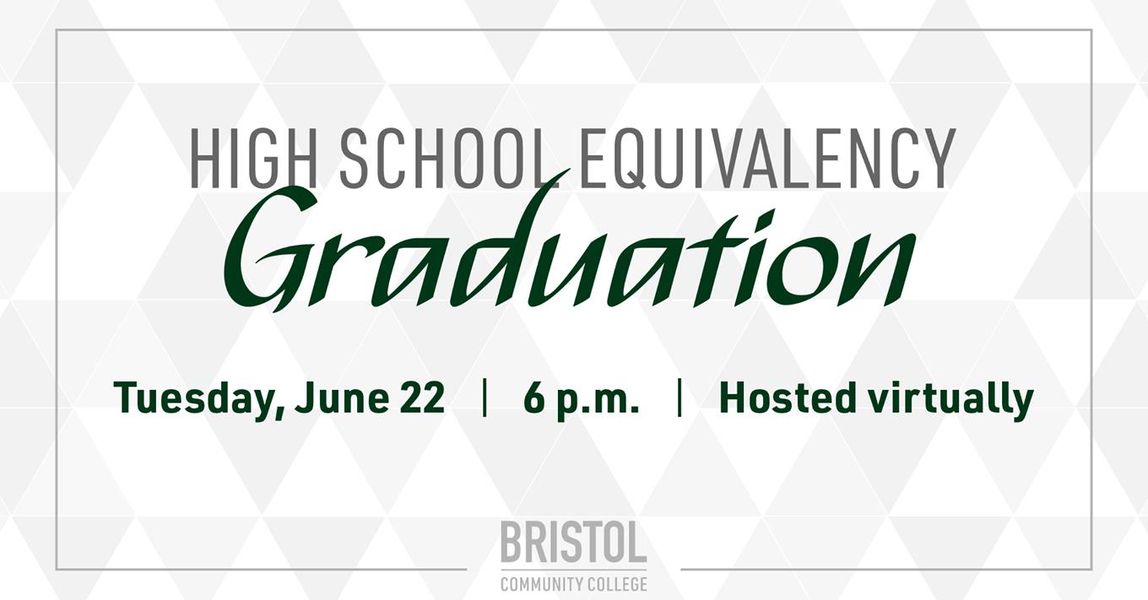 BristolCC's tweet photo. We're incredibly proud of our High School Equivalency grads that will be honored in tonight's ceremony. Tune in at 6 p.m. to show your support! #BristolGrad21 #BristolEXP

🔗https://t.co/XuovxQQhra https://t.co/EqJk9ufhmQ
