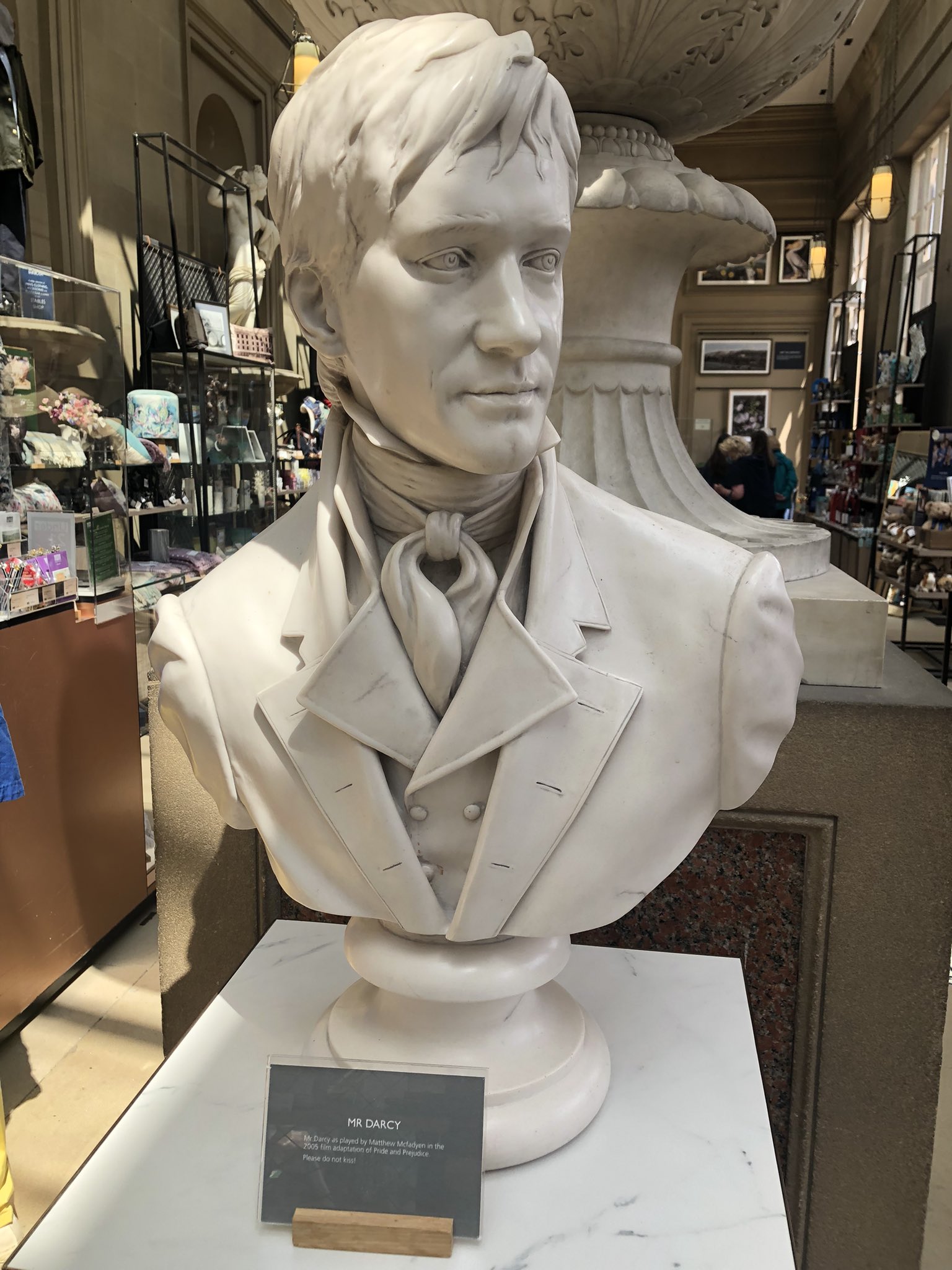 PoetHrotsvitha on Twitter "Ever wonder what happened to the statue of Mr. Darcy in Pride