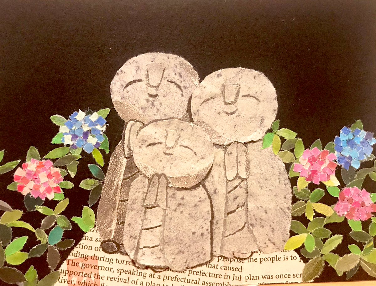 ちぎり絵 大好き 山田ふみ Akahopmugi Twitter