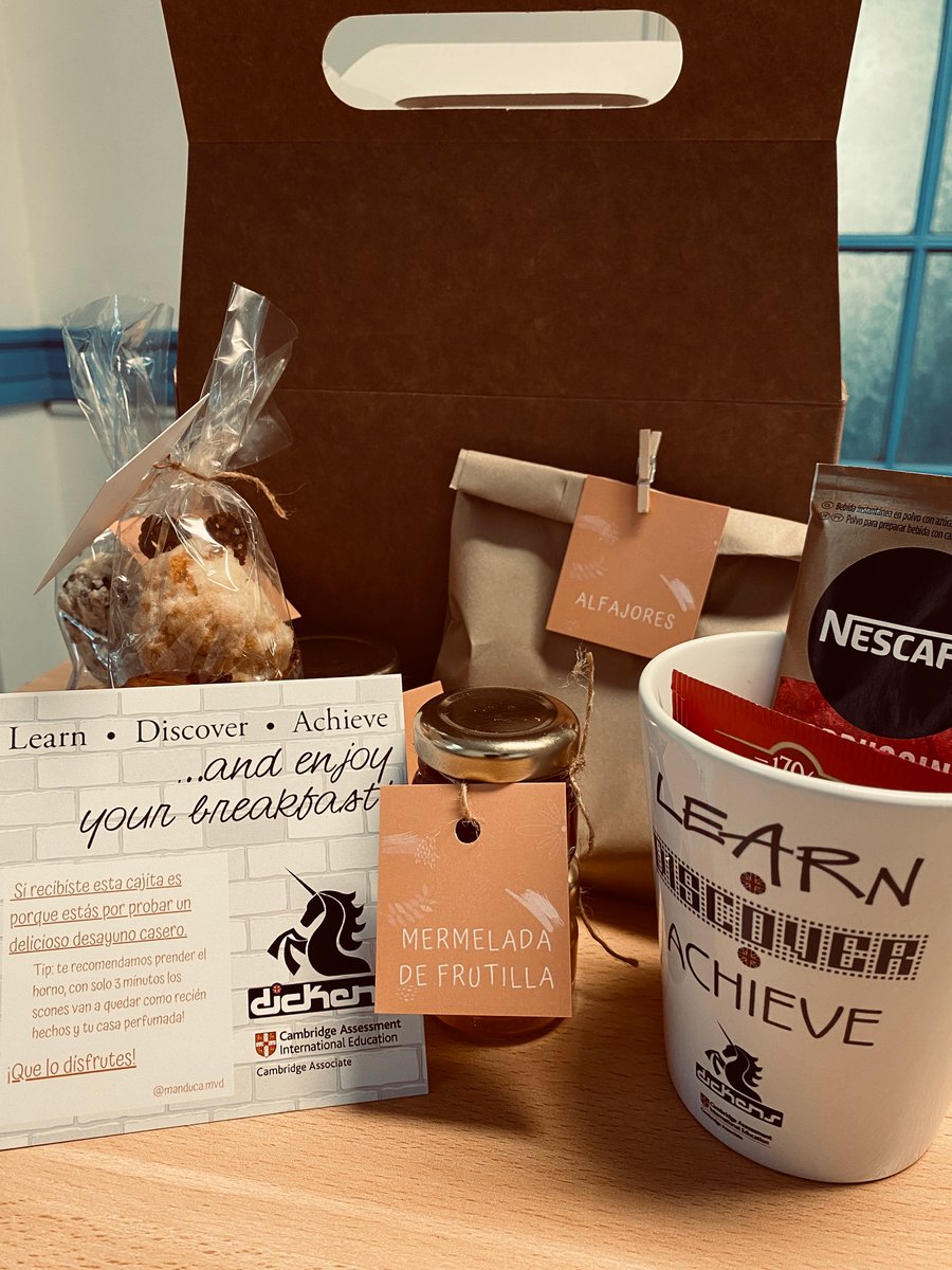 DickensUruguay's tweet photo. Cada participante recibió un rico desayuno para poder compartir esta instancia de manera más cercana, dado que lamentablemente aún no nos podemos reunir de forma presencial
Dickens es el único representante oficial de @CambridgeInt en Uruguay
#CambridgeAssociate
#DickensTeDaMás https://t.co/NF8sRY5XPw
