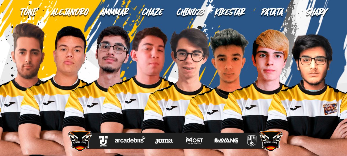 ¡Estamos listos para destruir las torres! 😎🏹 Este será el roster para la 10ª edición de @NationaLeague_. 👀

👑 <a href="/Claash_KO/">Toni arjona glez</a> 
👑 <a href="/Aleee_swc/">Alee:)</a> 
👑 <a href="/aMmAriSnUb/">aMmar</a>
👑 <a href="/JoseC_014/">Jose</a> 
👑 <a href="/Chino__23/">Omar Duenas</a> 
👑 <a href="/kikestar_CR/">kikestar</a> 
👑 <a href="/Patata987/">Patata</a>
👑 <a href="/TRBShary/">Shary</a> 

👉🏽 #RoadToTorrelavega

#MV3United #GoMV3 🖤💛
