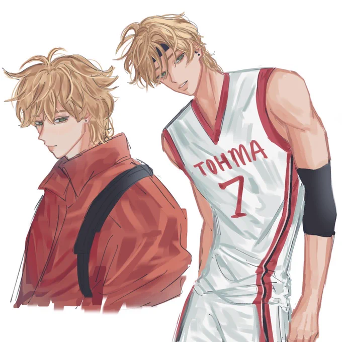 basketball tohma ! #tohma #tohama #genshinimpact #fanart 