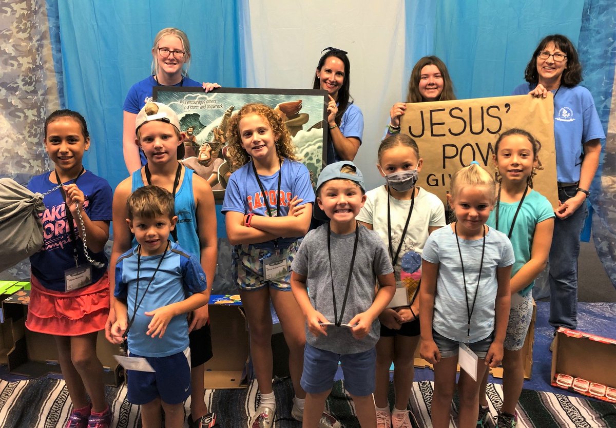 StPaulStPete's tweet photo. One of the groups enjoying this week's Vacation Bible School @StPaulStPete. #stpaulstpete #VBS2021 #RockyRailwayVBS https://t.co/VByz6lmGJj