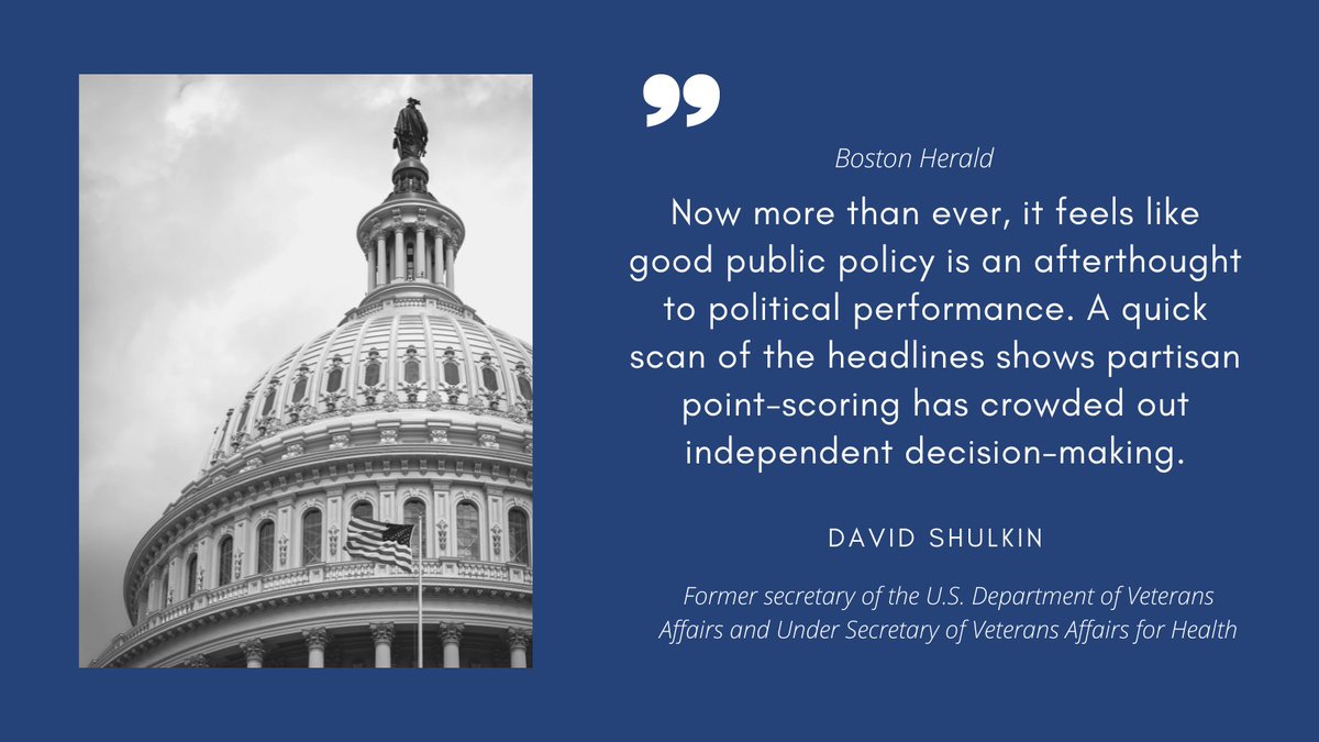 FixUS (@fixusorg) on Twitter photo New from the <a href="/bostonherald/">Boston Herald</a> and <a href="/DavidShulkin/">David J. Shulkin, MD</a> "Government fails people when partisanship rules." Read the entire piece to learn more about hyper-partisanship in Washington: bostonherald.com/2021/06/14/shu… New from the <a href="/bostonherald/">Boston Herald</a> and <a href="/DavidShulkin/">David J. Shulkin, MD</a> "Government fails people when partisanship rules." Read the entire piece to learn more about hyper-partisanship in Washington: bostonherald.com/2021/06/14/shu…