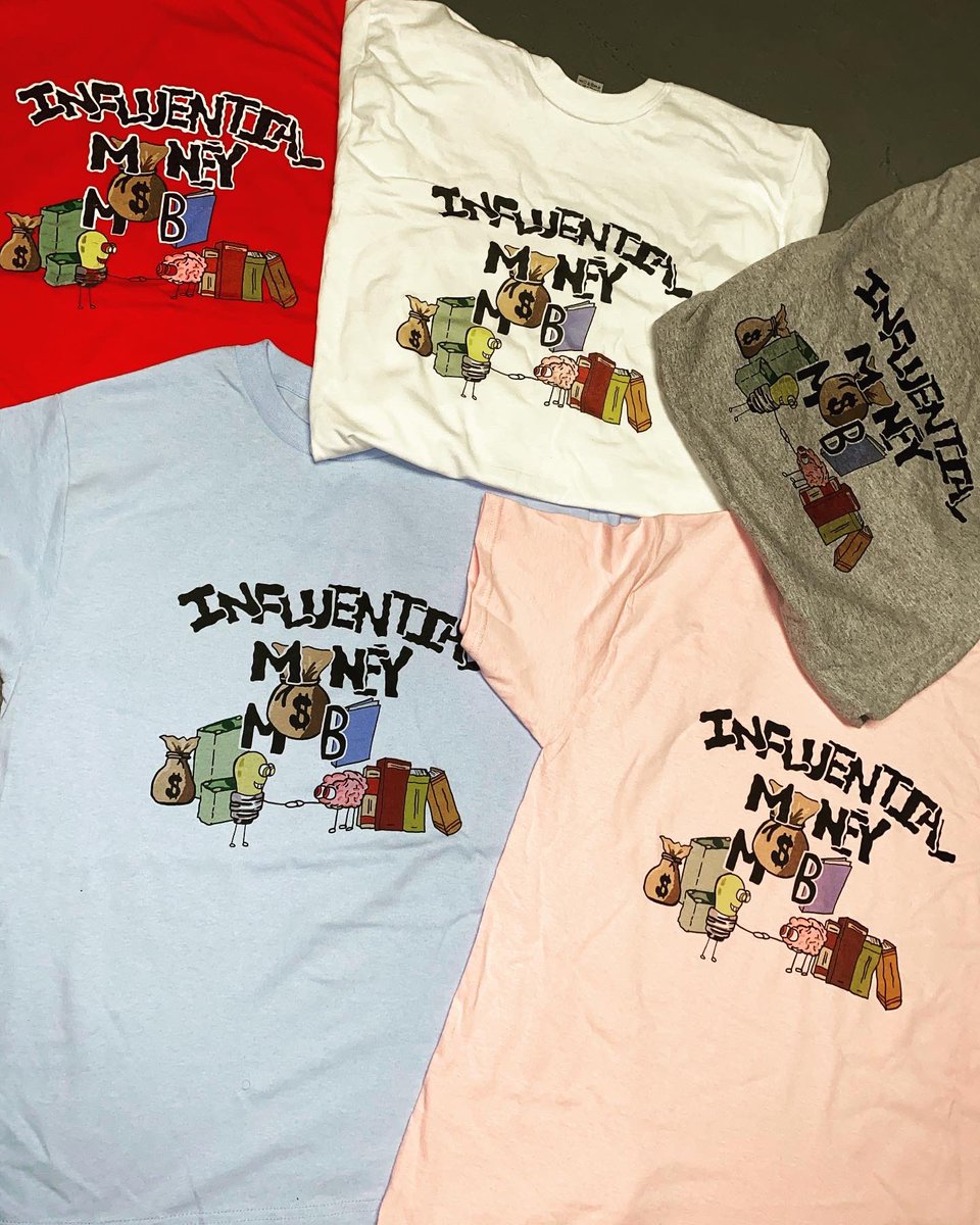 Syron_Finnese23's tweet photo. Imm Original Red T-shirt 💰💡🤝🧠📚(DayLight savings Edition) Features 4 New Colors! Sizes (S-XL) 
Dm to purchase 📬Shipping Available 
IG: @influential_mm https://t.co/Ypp1fiikKj