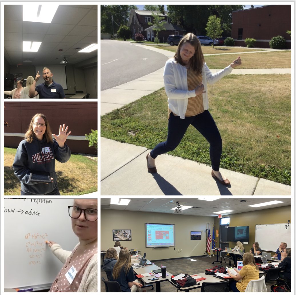 So excited to meet some PCSD New Teachers today!  Showin' off their talents in a Goosechase activity! #Raiderstrong