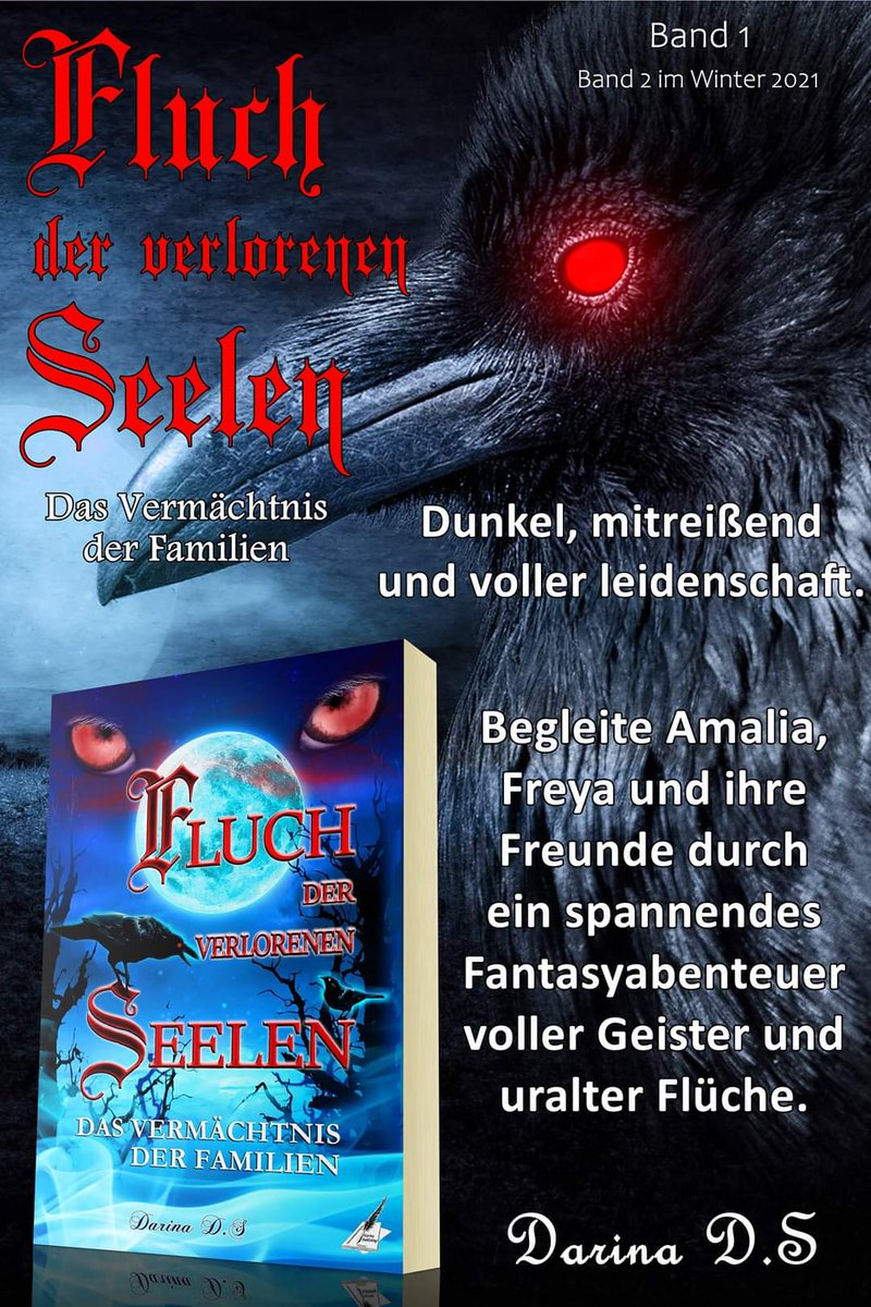 #fluchderverlorenenSeelen 
Dunkle Fantasy voller Mut und Leidenschaft.

#buecher #books #fantasy #Roman #bücher #Verlag #book #read #reading #booklover #Buch