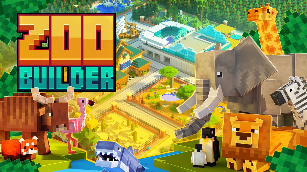 Build your own zoo and take care of your favorite animals! 🐘

ZOO BUILDER is out now on the #Minecraft Marketplace! 
team-workbench.com/zoobuilder