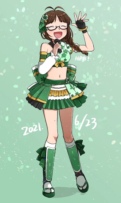 りっちゃんお誕生日おめでとう👓✧*!!!

 #秋月律子生誕祭2021 
 #秋月律子生誕祭 