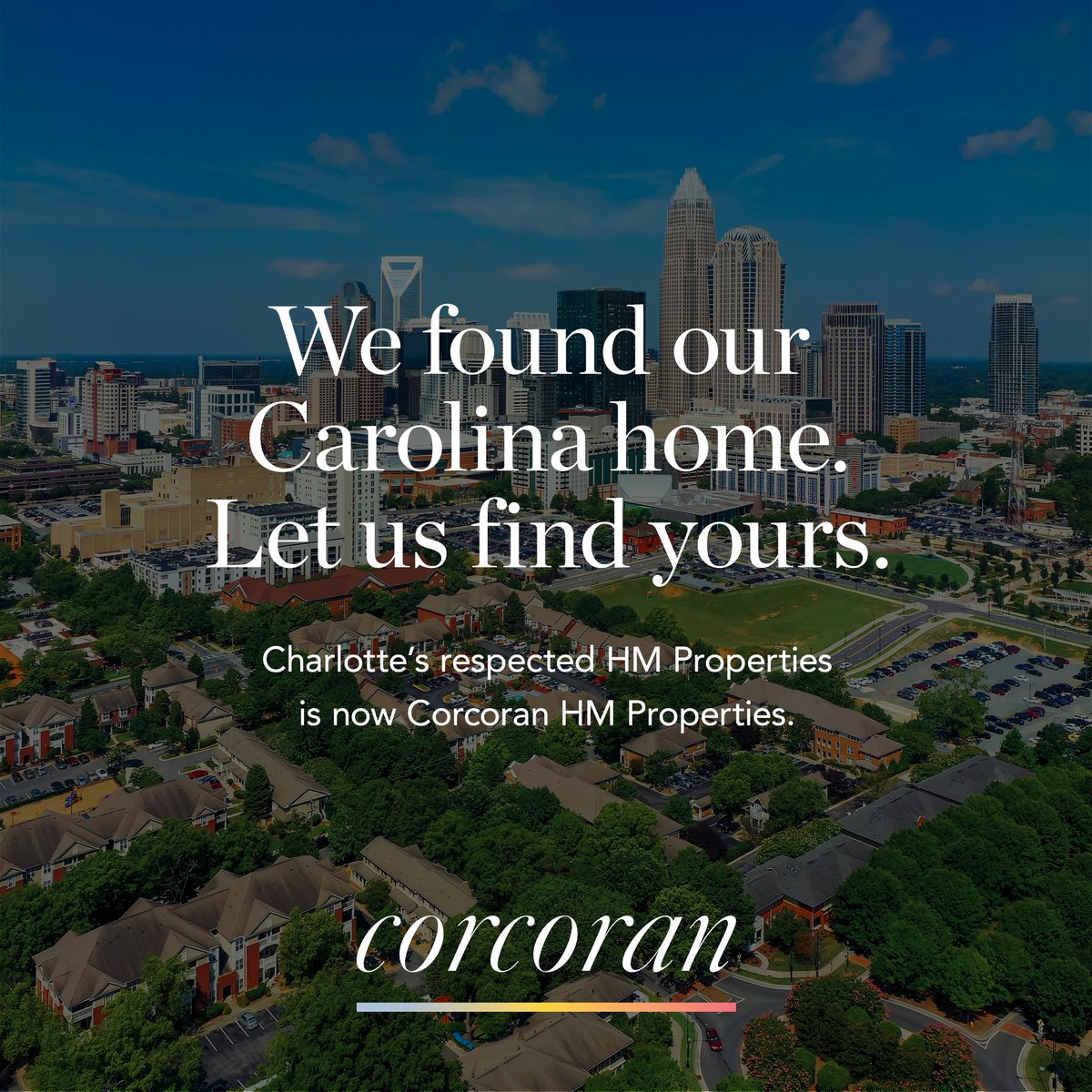 #Charlotte knows hospitality. Corcoran knows home. Charlotte’s respected HM Properties is now Corcoran HM Properties! 🎉  bit.ly/3zP2WWs
