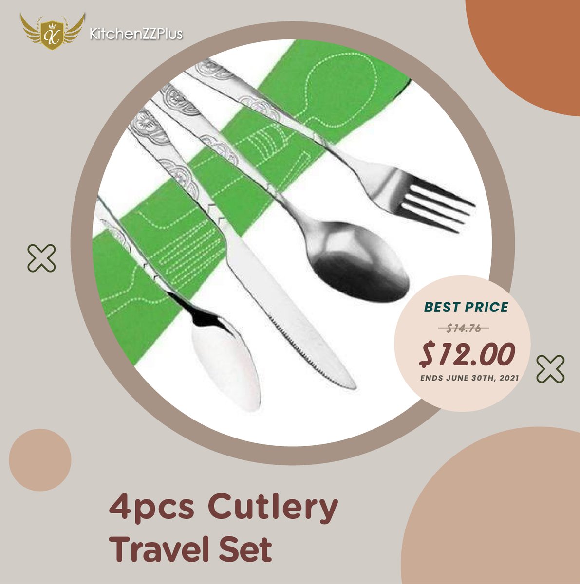 Eat out now with peace of mind! It’s important to be as safe as possible during these challenging times. Have your own reusable cutlery set!  Ensures less contact with others as possible.

Claim yours Now!! 👇🏻👇🏻👇🏻
bit.ly/Cutlery-travel…