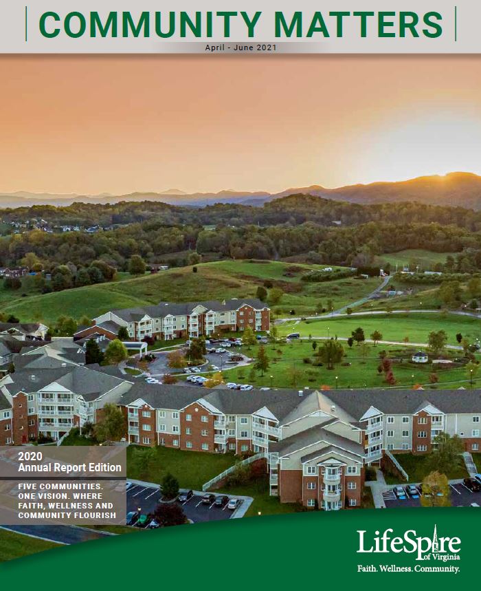 The LifeSpire team is pleased to share our 2020 Annual Report! For a look at the past year, including financials, fundraising results and highlights of how we supported local communities, visit: lifespireliving.org/AnnualReport20…
