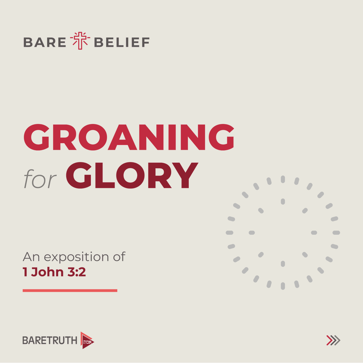 baretruth_org's tweet photo. Groaning for Glory!

An Exposition of 1 John 3:2

#BareTruth #BareBelief #1John #1John3 #ApostleJohn #ChildrenOfGod #ChildOfGod #RevelationOfGod #Justification #Sanctification #Glorification #JustifiedByFaith #EternalHope #Romans8 #John17 #Ephesians2 #Romans5 #IndiaForJesus https://t.co/KAGGezSAid