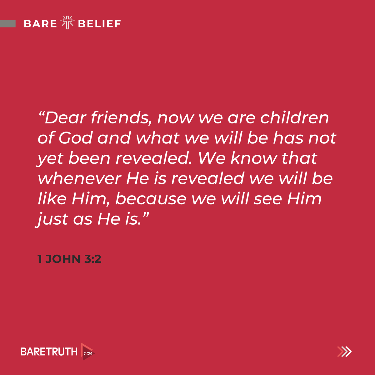 baretruth_org's tweet photo. Groaning for Glory!

An Exposition of 1 John 3:2

#BareTruth #BareBelief #1John #1John3 #ApostleJohn #ChildrenOfGod #ChildOfGod #RevelationOfGod #Justification #Sanctification #Glorification #JustifiedByFaith #EternalHope #Romans8 #John17 #Ephesians2 #Romans5 #IndiaForJesus https://t.co/KAGGezSAid