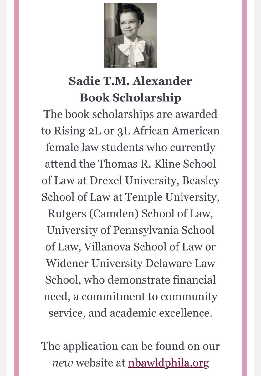 🚨Attention Law Students- Our 2021 scholarship application is now open! All applications MUST be emailed on or before July 6, 2021 to ensure consideration. ⚖️