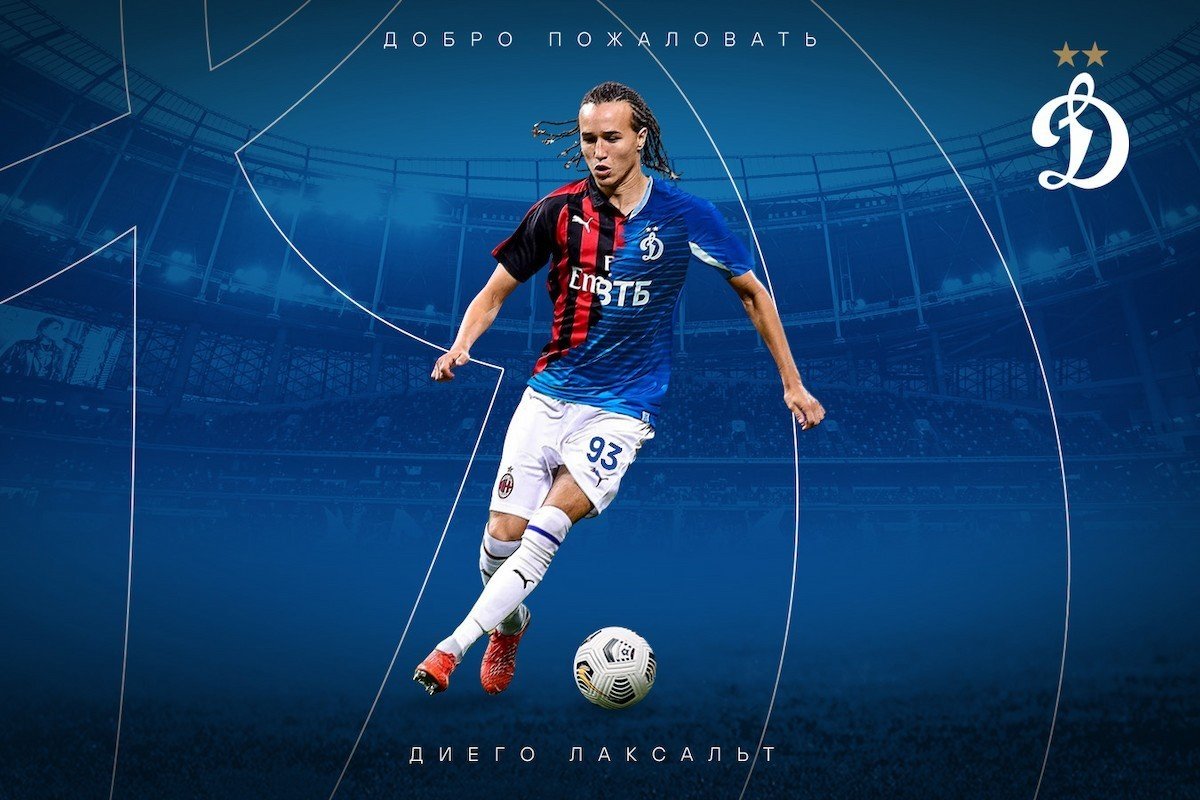 FT_Total's tweet photo. OFICIAL ✍. Diego Laxalt es nuevo jugador del Dynamo Moscú. El lateral izquierdo uruguayo llega libre, procedente del Milan, y firma hasta 2024 con opción a otro año. #FCDM https://t.co/D7e1cpQ4jZ
