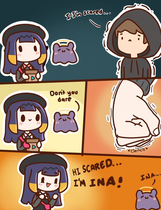 #inART
Looks like Ina DELIVERED the pun awesomely :^D👌 