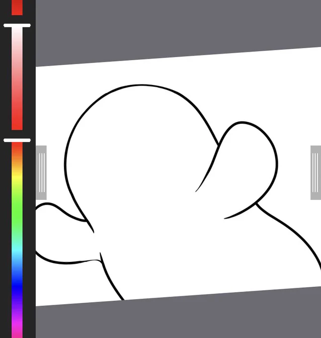 Here are some wip moments I took - since I actually drew this from scratch 