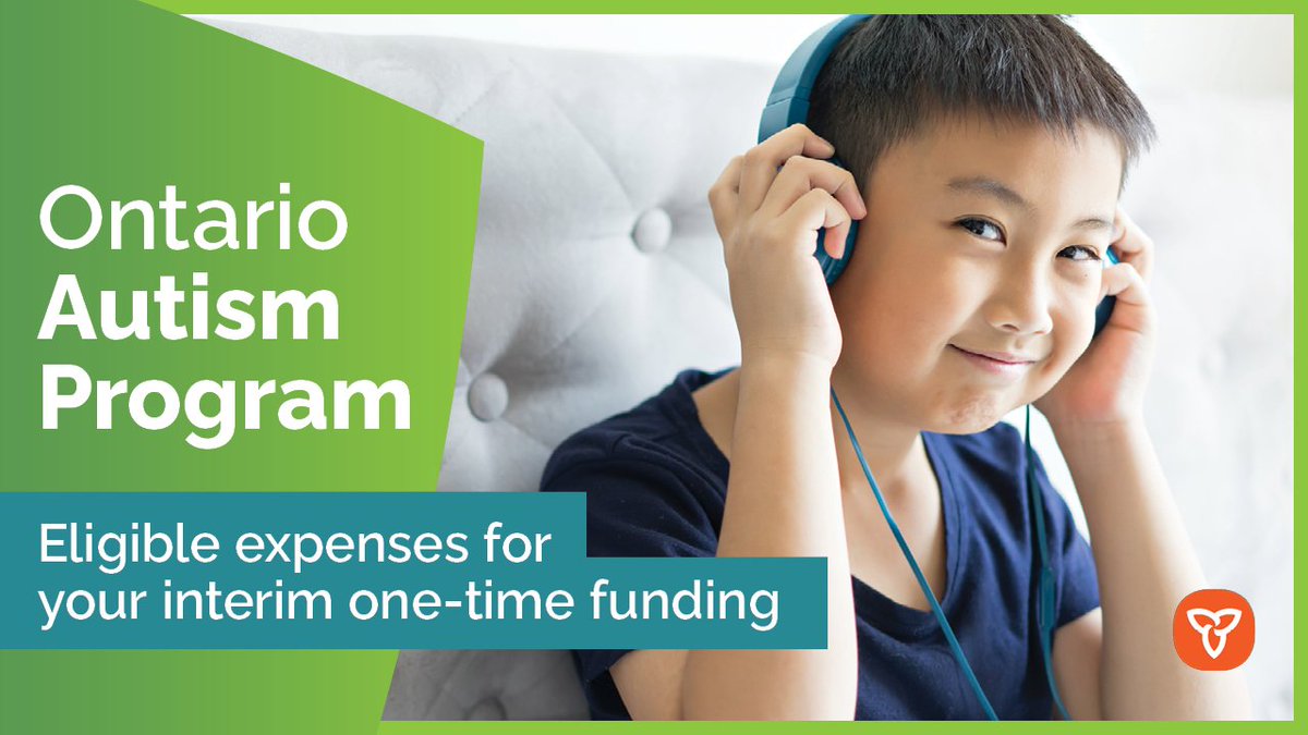 ChildrenON's tweet photo. If your family has received interim one-time funding through the Ontario Autism Program, the list of eligible services and supports is the same as the list for childhood budgets.
To learn more about the eligible services and supports visit: https://t.co/qrXyCwTAo5 https://t.co/eYQVESOrJZ