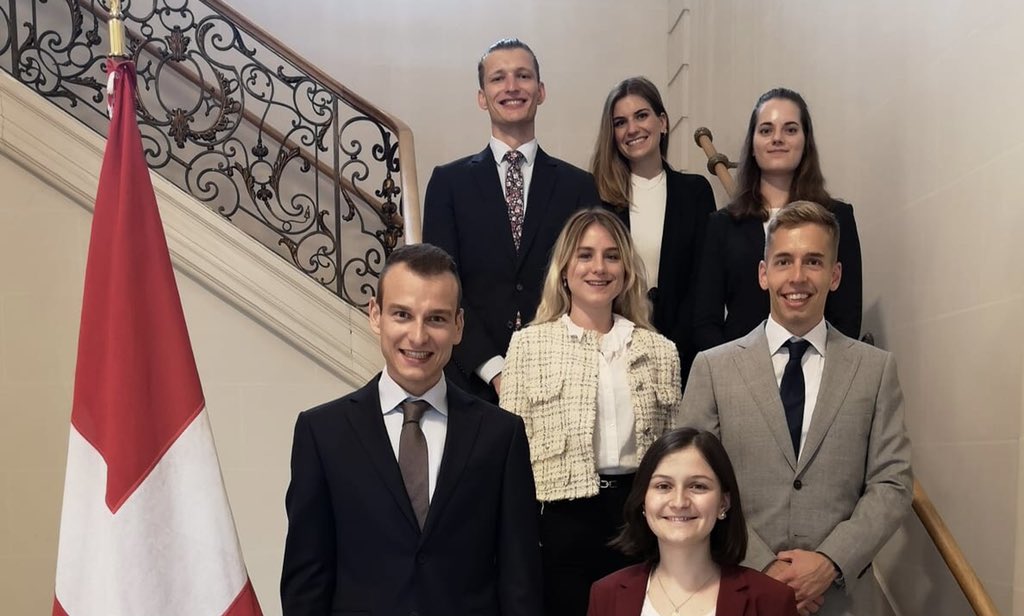 SwissmissionEU's tweet photo. “From civil society to the negation table: Women at the forefront of peacebuilding”: The high-level discussion w/ Clare Hutchinson @NATO, T. Guerber @DCAF_Geneva, @MavicCBalleza &amp; @bleeker_mo is in full swing. Thanks for contributing to today’s #webinar on #womeninpeacebuilding. https://t.co/ryixKfP0wR