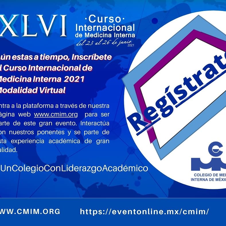 drsecchi's tweet photo. Apúrense a registrar y no se pierdan del super Curso Internacional de Medicina Interna del CMIM. Por un Colegio con Liderazgo Académico. #drsecchi #cmim.org https://t.co/SRDNRcvoCv