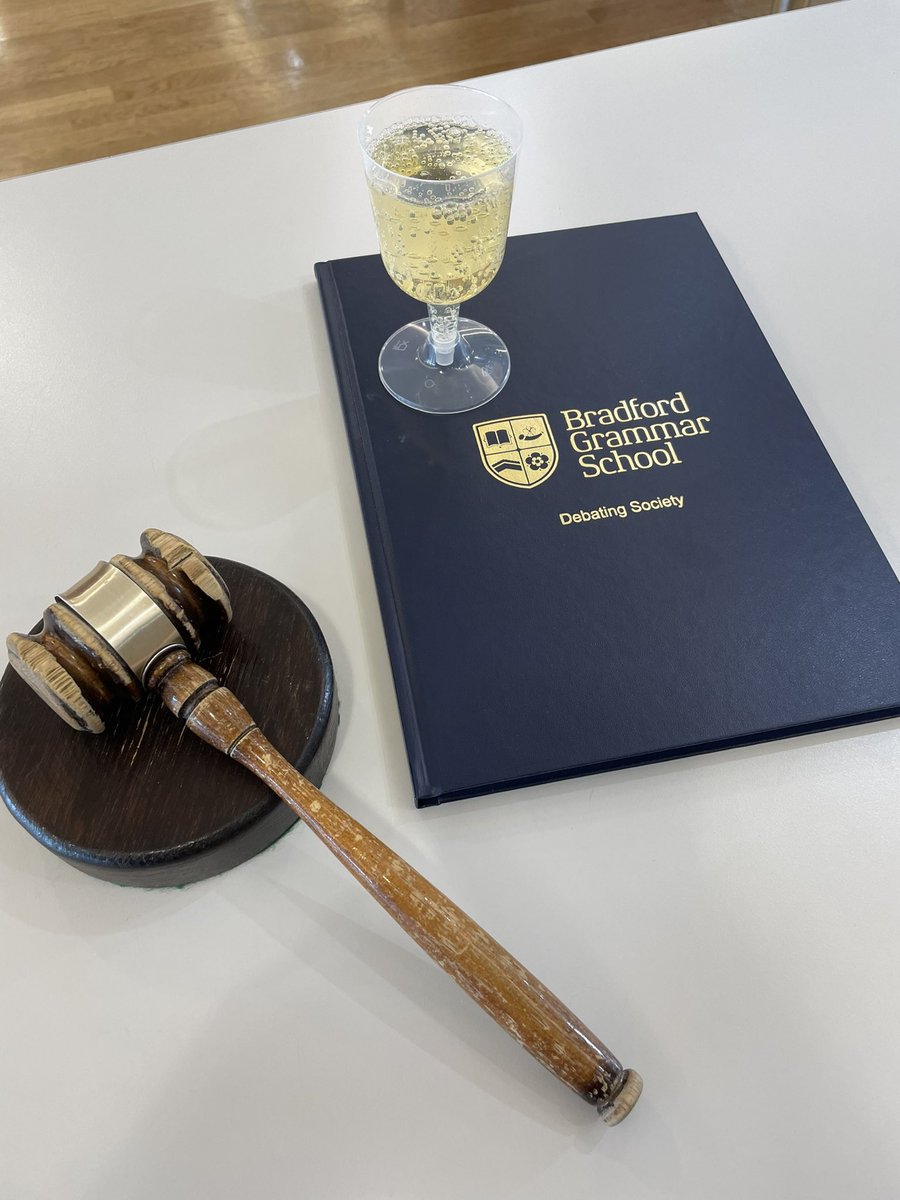 bgs_debate's tweet photo. A goblet of Schloer and a room full of balloon debaters - a fine way to end this term’s meetings. https://t.co/7rnwAhbDoa