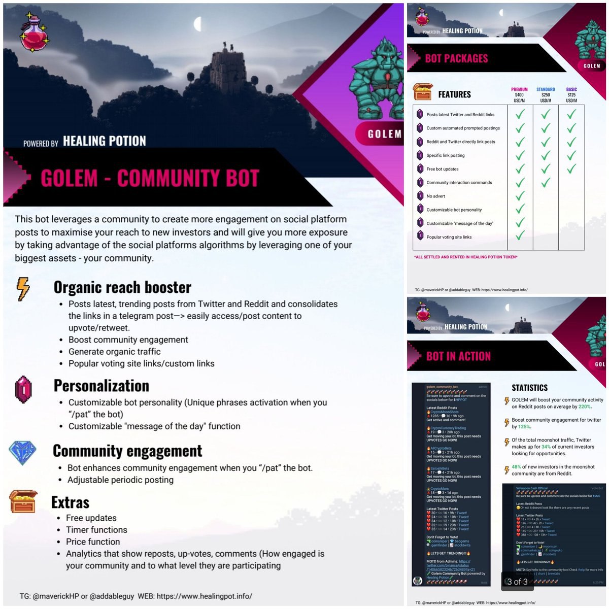 god_anubys's tweet photo. @AltcoinDailyio #HPPOT is my first pick. They have just released their first product! 💎💎💎 #golembot
#BSCGems #buythedip #UtilityToken #bnb #potionguild https://t.co/UI9wDEIYlY