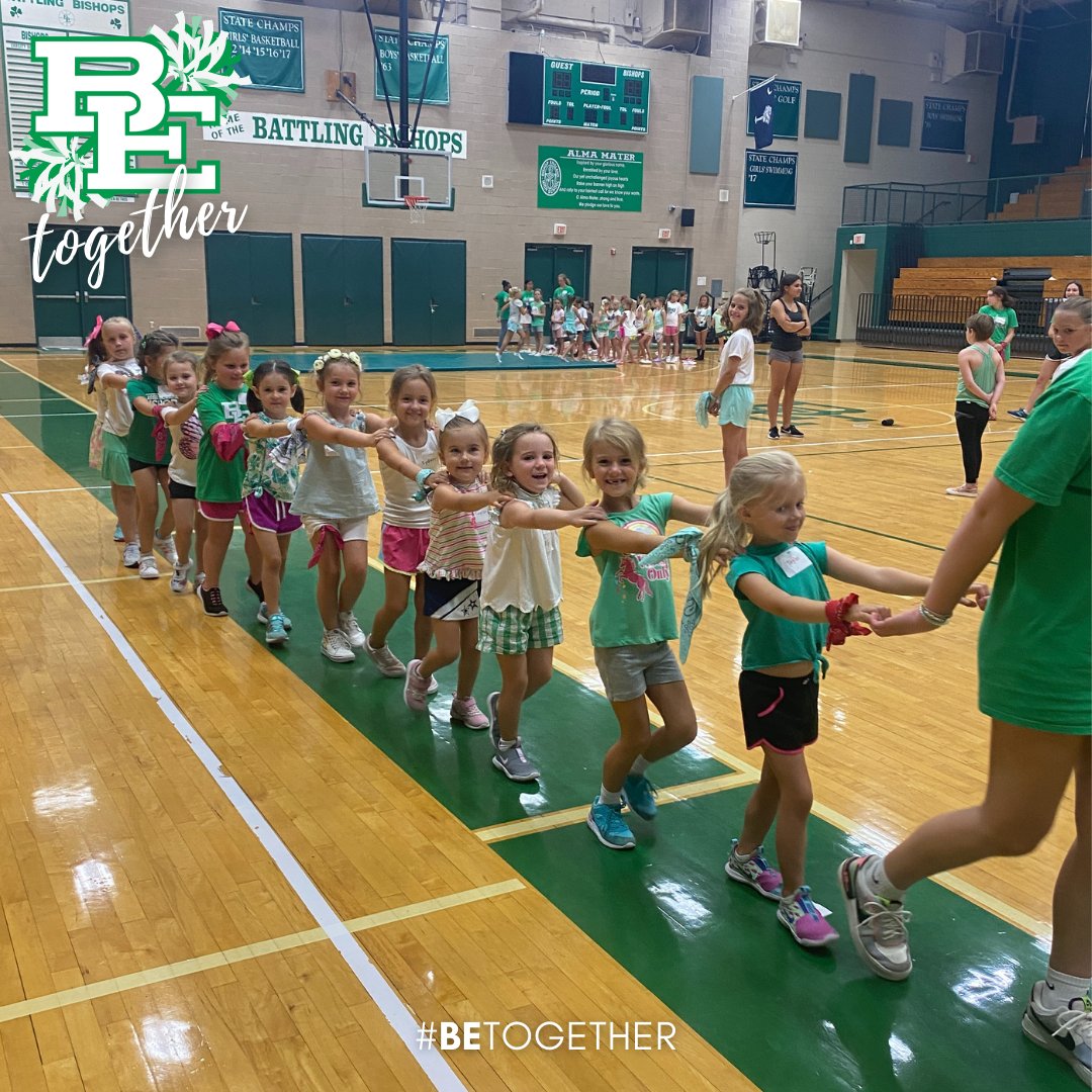 Bishop_England's tweet photo. 📣 Team spirit is in the air at Cheer Camp this week!

#BEtogether
#futurebishops
@behs.cheer https://t.co/t1FKdEok03