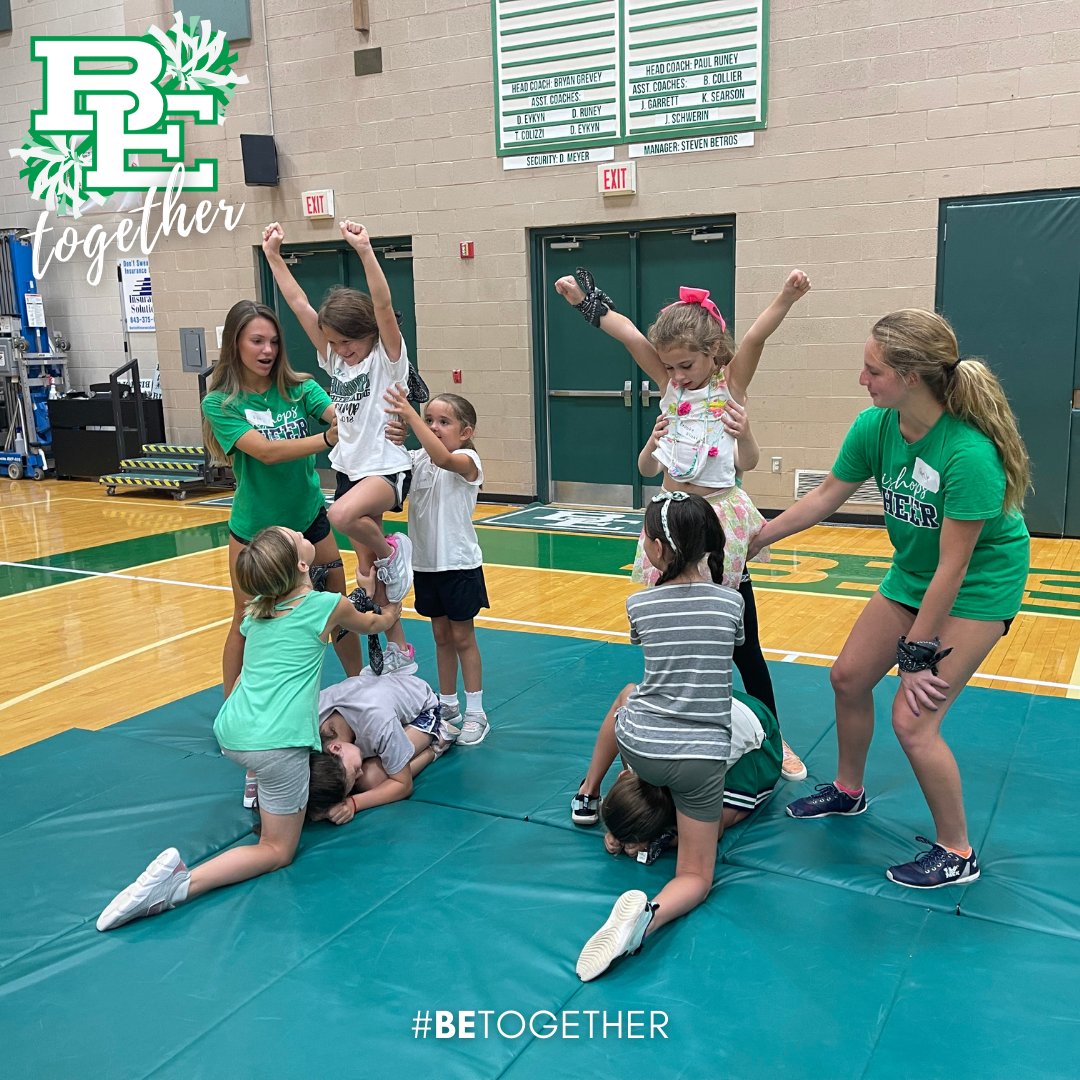 Bishop_England's tweet photo. 📣 Team spirit is in the air at Cheer Camp this week!

#BEtogether
#futurebishops
@behs.cheer https://t.co/t1FKdEok03