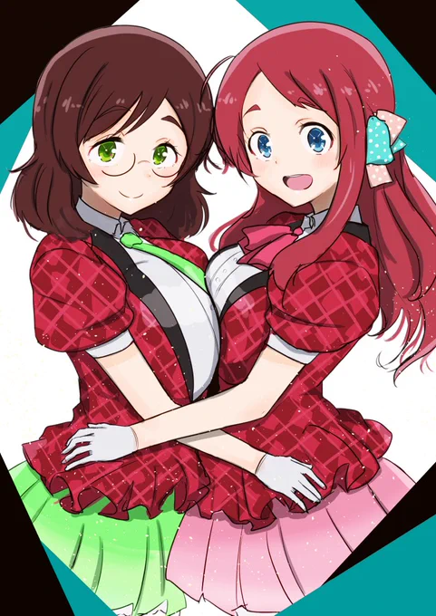 ゾンビランドサガR最終回にも舞々ちゃんメンバー参加しないかな絵
#ゾンビランドサガ 
#楪舞々
#源さくら 